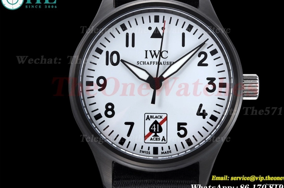 XVIII GDF LE White Dial 40mm PVD Mark MY8215 1228